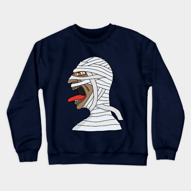 A scary screaming mummy Crewneck Sweatshirt by DiegoCarvalho